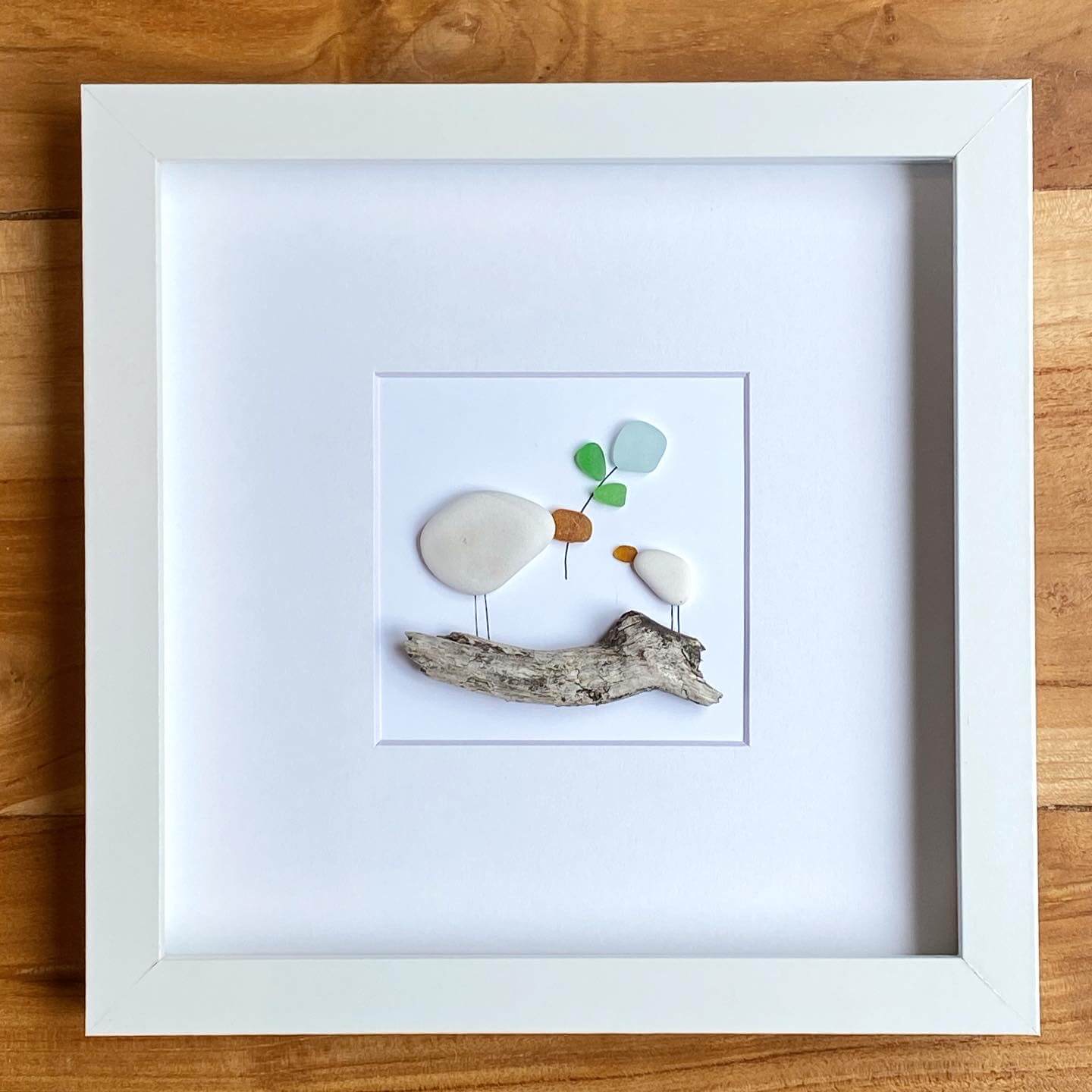 Beach Glass Framed Art: A Treasure from the Shore