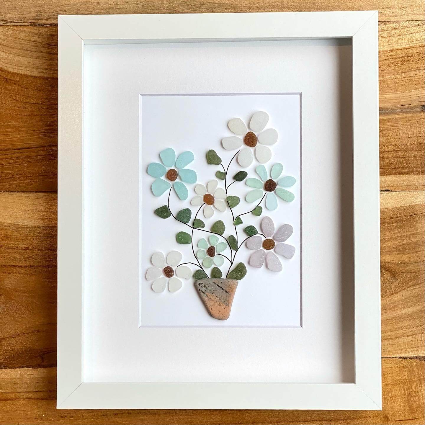 Beach Glass Framed Art: A Treasure from the Shore